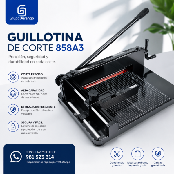 grupo durango guillotina 858 a3