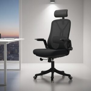 silla de oficina negra