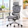 Silla ergonómica gris en oficina LS900